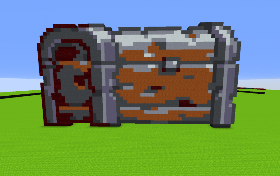 Rusty Chest PixelArt | Minecraft Pixel Art #10168