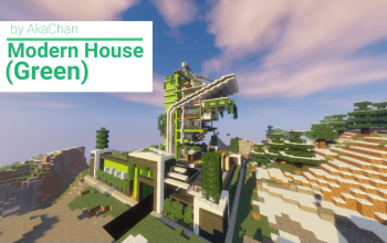 Modern House(Green) [Update from 2016]