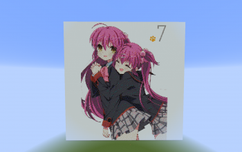 Pixel Art - Futaki Kanata and Saigusa Haruka