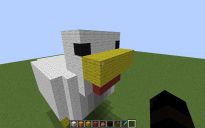 Pixel art chicken