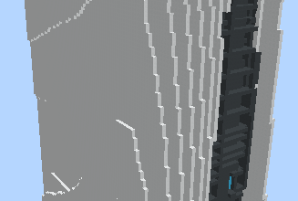 Massive 3D PS5 Structure in Minecraft