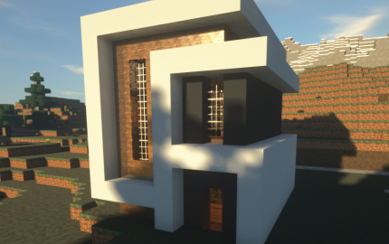Small Modern House #1 | Minecraft House and Shop #16363