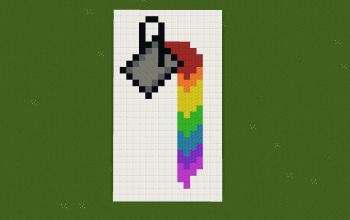 Multicolored Paint Bucket