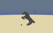 Horse statue