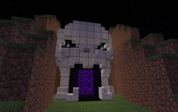 nether_portal_design #2 : The Skull