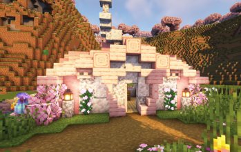 Cute Cherry Blossom Survival House