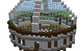 Glass-Domed Storage Building