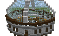 Glass-Domed Storage Building