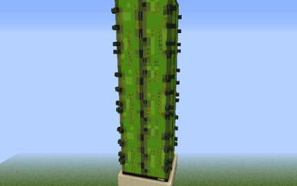 Large cactus statue | Minecraft Miscellaneous Build #21554
