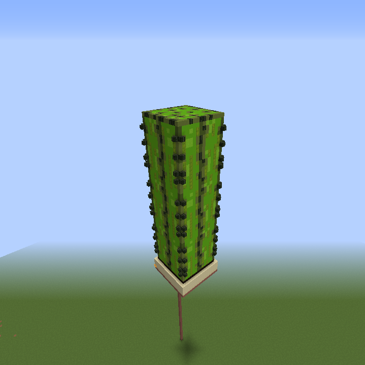 Large cactus statue | Minecraft Miscellaneous Build #21554