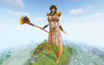Minecraft Nephthys Statue