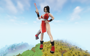 Minecraft Mai Shiranui Statue