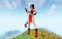 Minecraft Mai Shiranui Statue