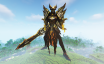 Minecraft Dead Knight Statue