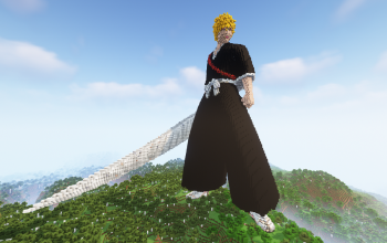 Minecraft Ichigo Statue