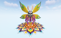 Minecraft Monster Bee Butterfly Statue