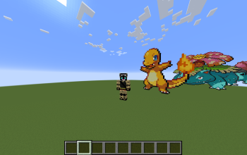 Charmander pokemon pixel art