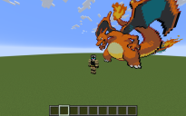 Charizard pokemon pixel art
