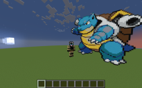Blastoise pokemon pixel art