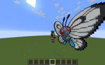 Butterfree pokemon pixel art