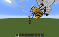 Beedrill pokemon pixel art