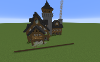 Minecraft Medieval Mansion Interior With Wall, Floors And Decorations