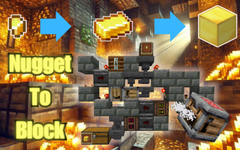 Gold Nugget to Block Gold | Gold Farm