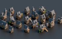 18 Medieval Houses Bundle