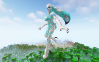 Minecraft Tsuki Statue