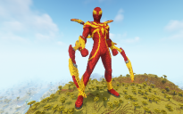 Minecraft Iron Spider Statue