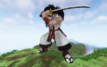 Minecraft Haohmaru Statue