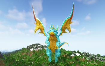 Minecraft Maylin Dragon Free Statue