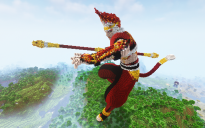 Minecraft Sun Wukong Free Statue