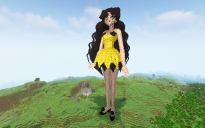 Minecraft Luna Statue Free