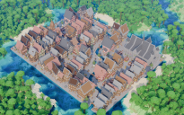 Assets +100 Medieval Houses Town