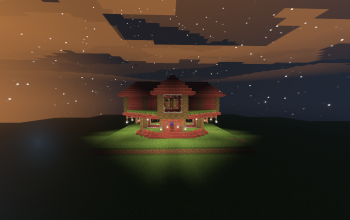 Plus shaped mangrove house