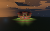 Plus shaped mangrove house