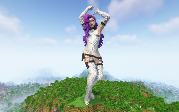 Minecraft Man-Eater Statue