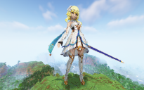 Minecraft Lumine Statue