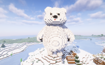 Minecraft Polar Bear Statue Free