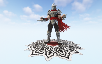 Minecraft Shredder Statue