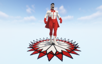 Minecraft Omni-man Statue