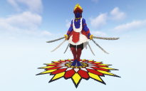 Minecraft Mahakala Statue