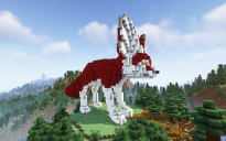 Minecraft Red Fox Statue Free