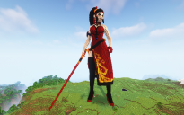 Minecraft Rakshasa LC Statue