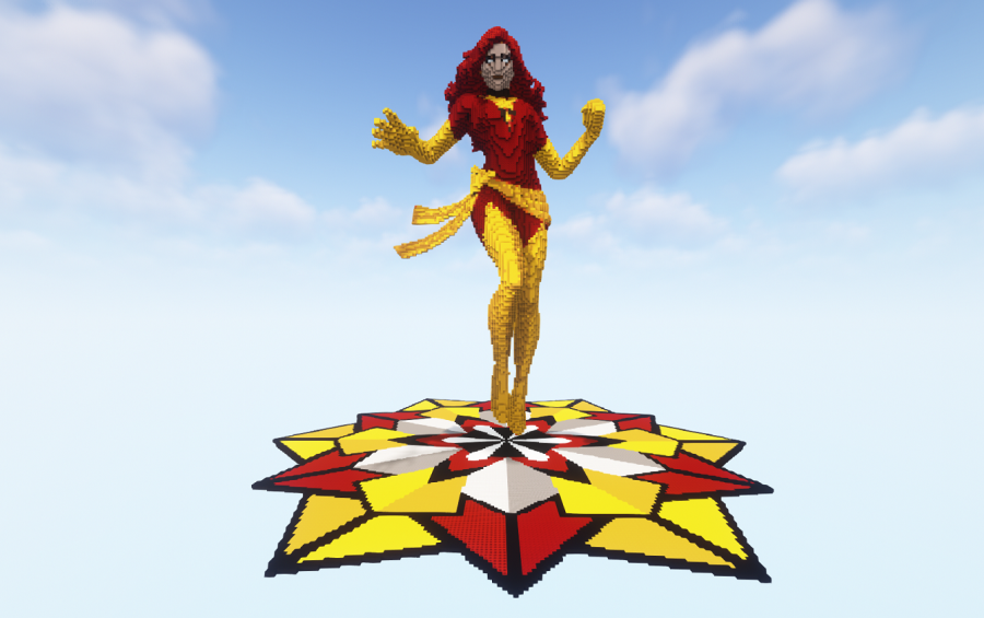 Minecraft Dark Phoenix Statue | Minecraft Miscellaneous Build #23213