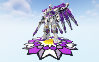 Minecraft Hi-V Gundam Statue