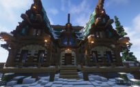 Medieval Snowy Fantasy House 2