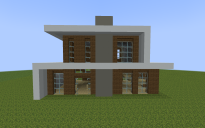 simple modern house (not decorated)