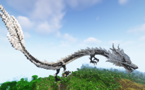 Minecraft Chinese Dragon 02 Statue